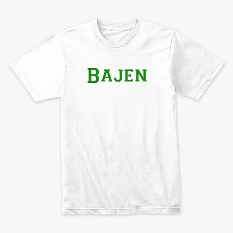 T- shirt- Bajen vit/Grön